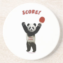 Score Panda Ping Pong Coasters
