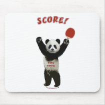 Score Panda Ping Pong Mouse Pad