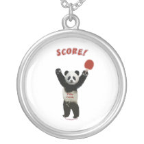 Score Panda Ping Pong Necklace