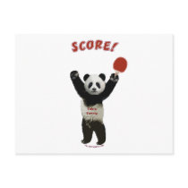 Score Panda Ping Pong postcards