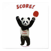 Score Panda Ping Pong posters