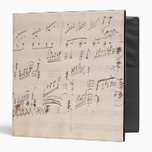 Score sheet of 'Moonlight Sonata' 3 Ring Binders