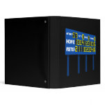 Scoreboard binders