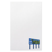 Scoreboard Stationery Design