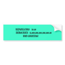 Scorecard for the Parties ... bumper stickers by caballro Scorecard for the Parties ... bumper stickers