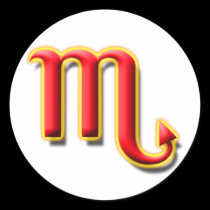 Scorpio #1 Sticker stickers