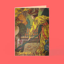"Scorpio" Astrology Sign Card