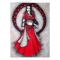 Scorpio Belly Dancer Gothic Moon cards by LacyChenault Scorpio Belly Dancer Gothic Moon cards