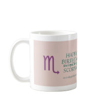 Scorpio Birthday Mug
