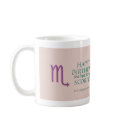 Scorpio Birthday Mug