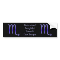 Scorpio Bumper Sticker bumper stickers