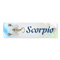 Scorpio Bumper Sticker bumper stickers