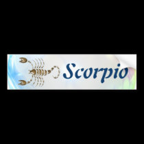 Scorpio Bumper Sticker bumper stickers