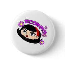 Scorpio Button by zodiacgirlz Scorpio Button