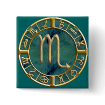 Scorpio Pinback Button