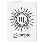 Scorpio Greeting Card
