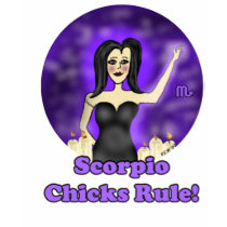 Scorpio Chicks Rule! t-shirts