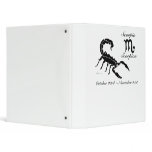 Scorpio Constellation/Zodiac Binder
