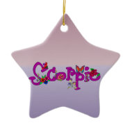 Scorpio Flowers ornament
