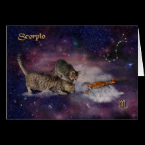 Scorpio for Cat Lovers cards