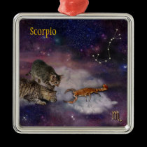 Scorpio for Cat Lovers ornaments