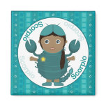 Scorpio Girl Character Magnet