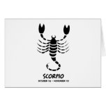 Scorpio Greeting Card