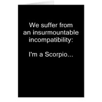 Scorpio Incompatibility cards