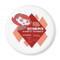 Scorpio Magnet by zodiacgirlz Scorpio Magnet