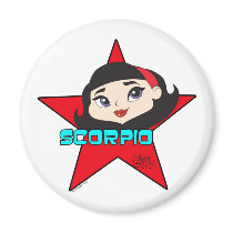 Scorpio Magnet by zodiacgirlz Scorpio Magnet