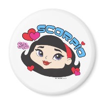 Scorpio Magnet by zodiacgirlz Scorpio Magnet