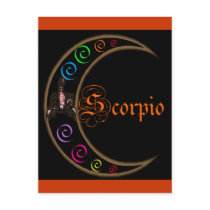 Scorpio Moons postcards by Art_by_Maria Scorpio Moons postcards
