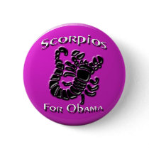 SCORPIO OBAMA BUTTON