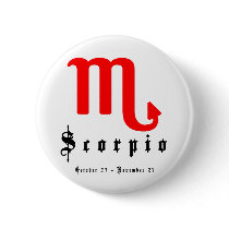 Scorpio, October 23 - November 21 buttons by ab_photodesigner Scorpio, October 23 - November 21 buttons