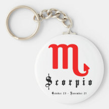 Scorpio, October 23 - November 21 Keychain