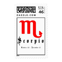 Scorpio, October 23 - November 21 Postage