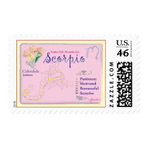 Scorpio October Postage Stamp