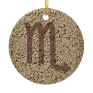 scorpio ornament