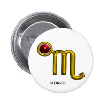 SCORPIO PINBACK BUTTONS
