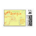 Scorpio Postage Stamp