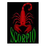 Scorpio Postcard