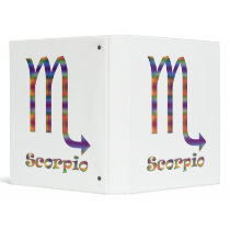 Scorpio Psychedelic Vinyl Binders