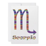Scorpio Psychedelic Custom Invite