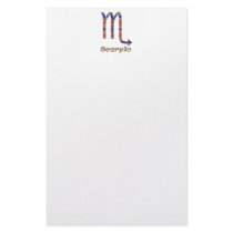 Scorpio Psychedelic Stationery Design