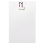 Scorpio Psychedelic Stationery Design