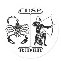 Scorpio/Sagittarius Round Sticker