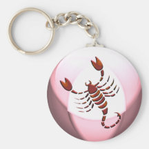 Scorpio Scorpion Keychain