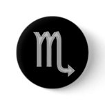 Scorpio Scorpion Zodiac Button