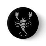 Scorpio Scorpion Zodiac Button