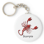 Scorpio Sign Keychain